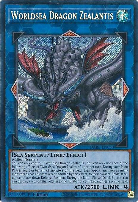 Worldsea Dragon Zealantis DABL-EN050 (Darkwing Blast)  - 1st Edition