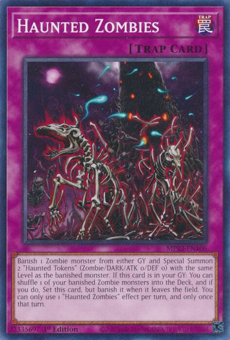 Haunted Zombies MP23-EN106 (25th Anniversary Tin: Dueling Heroes Mega Pack)  - 1st Edition