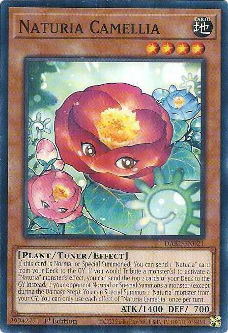 Naturia Camellia DABL-EN021 (Darkwing Blast)  - 1st Edition