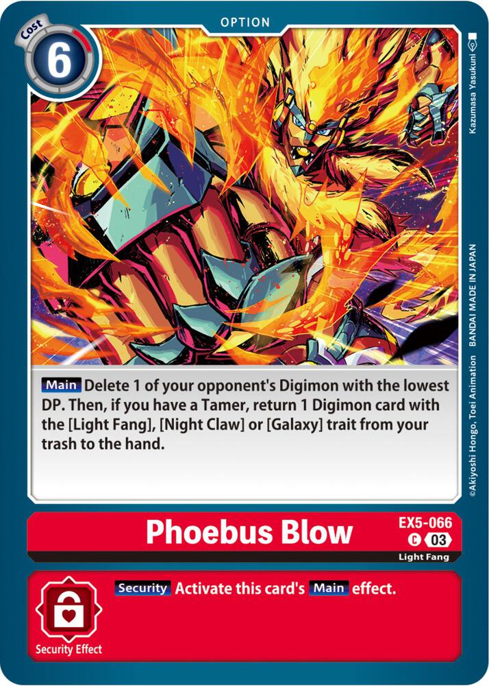 Phoebus Blow EX5-066 C (Animal Colosseum) 