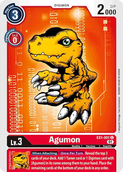 Agumon EX1-001 U (Classic Collection) 