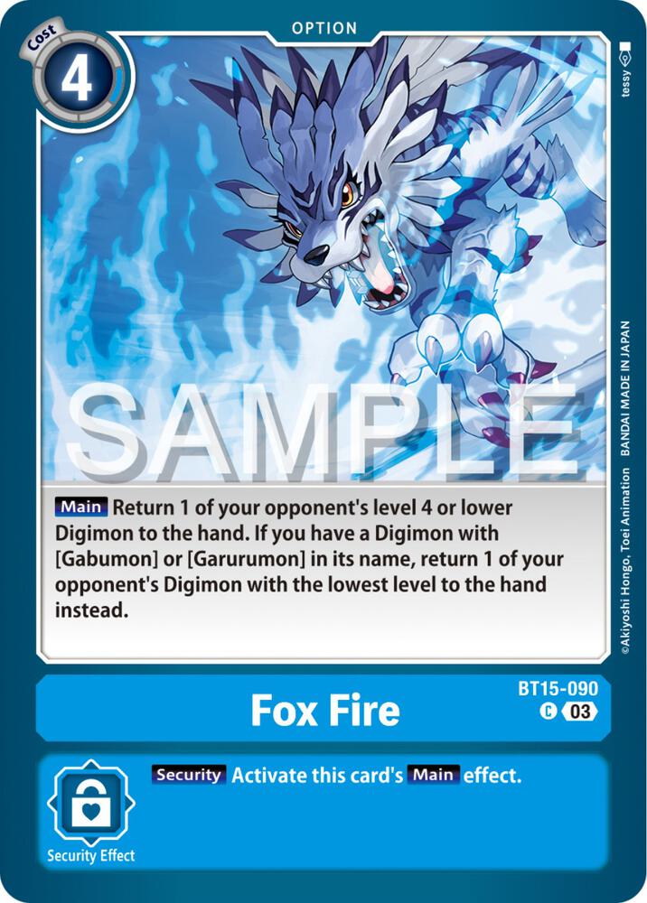 Fox Fire BT15-090 C (Exceed Apocalypse) 