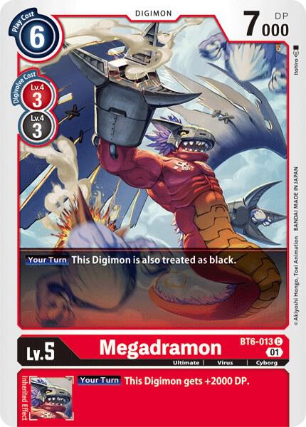 Megadramon BT6-013 C (Double Diamond) 