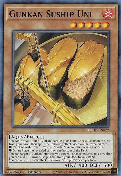 Gunkan Suship Uni BODE-EN022 (Burst of Destiny)  - 1st Edition