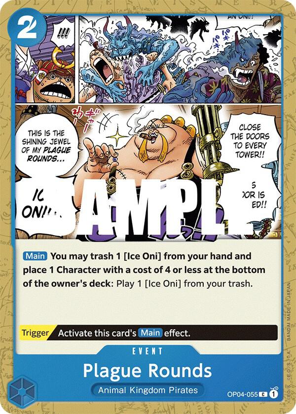 Plague Rounds OP04-055 (Kingdoms of Intrigue) 