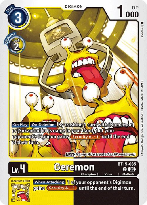 Geremon BT15-035 C (Exceed Apocalypse) 