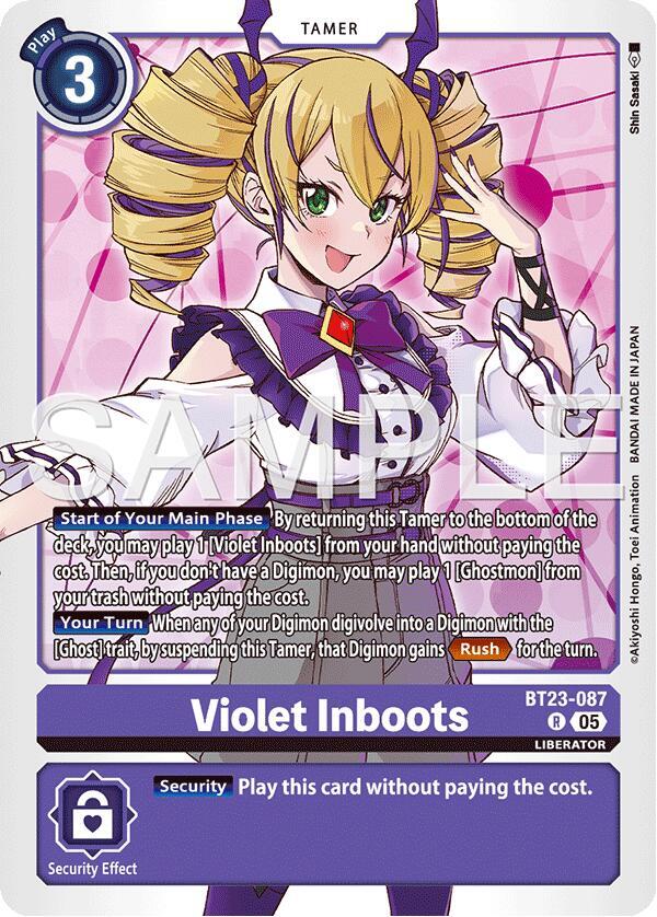 Violet Inboots BT23-087 R (Hackers' Slumber)  - Foil