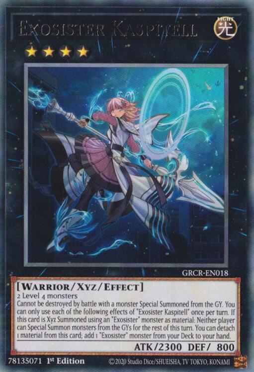 Exosister Kaspitell GRCR-EN018 (The Grand Creators)  - 1st Edition