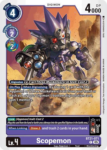 Scopemon BT21-071 C (World Convergence) 