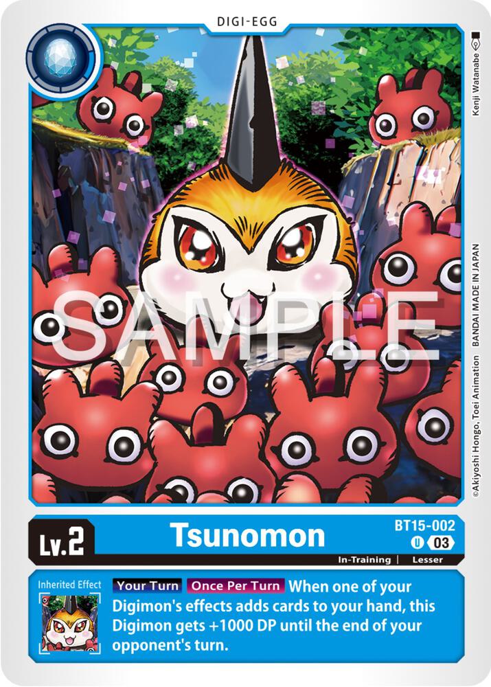 Tsunomon BT15-002 U (Exceed Apocalypse) 