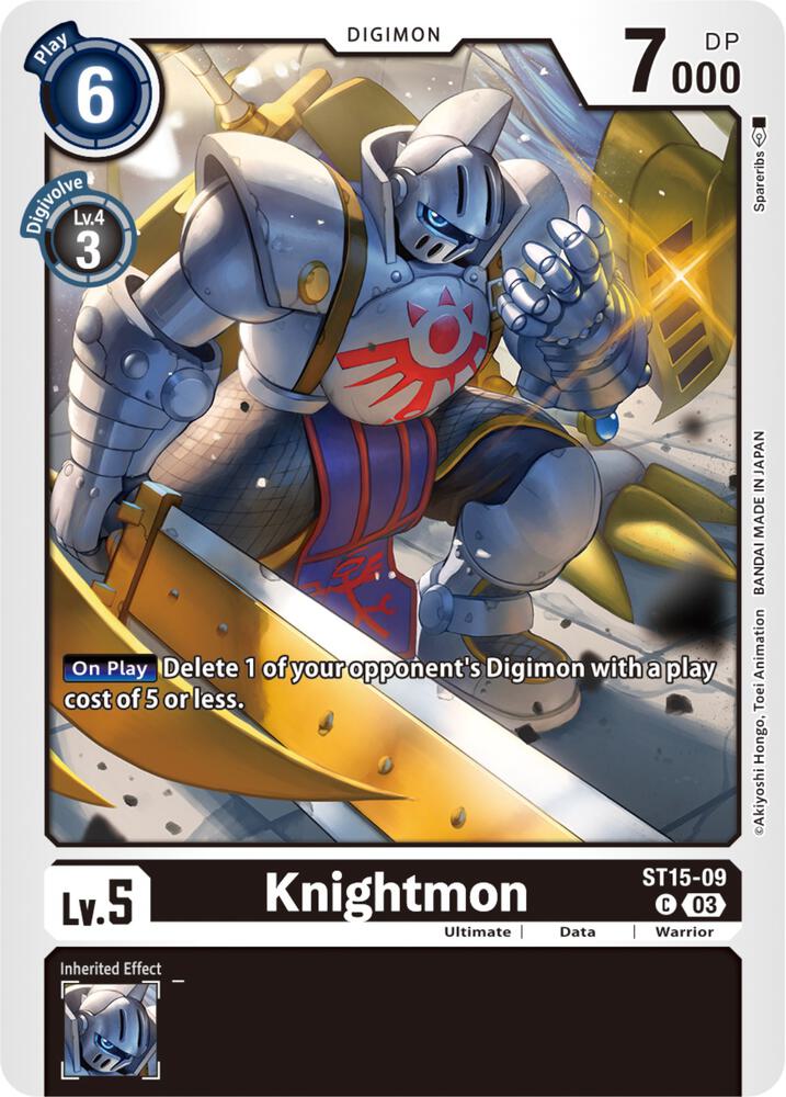 Knightmon ST15-09 C (Starter Deck 15: Dragon of Courage) 