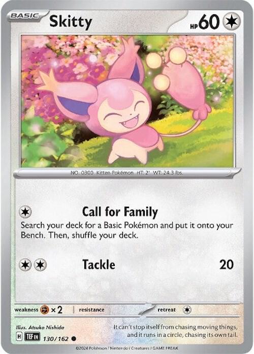 Skitty 130/162 (SV05: Temporal Forces) 