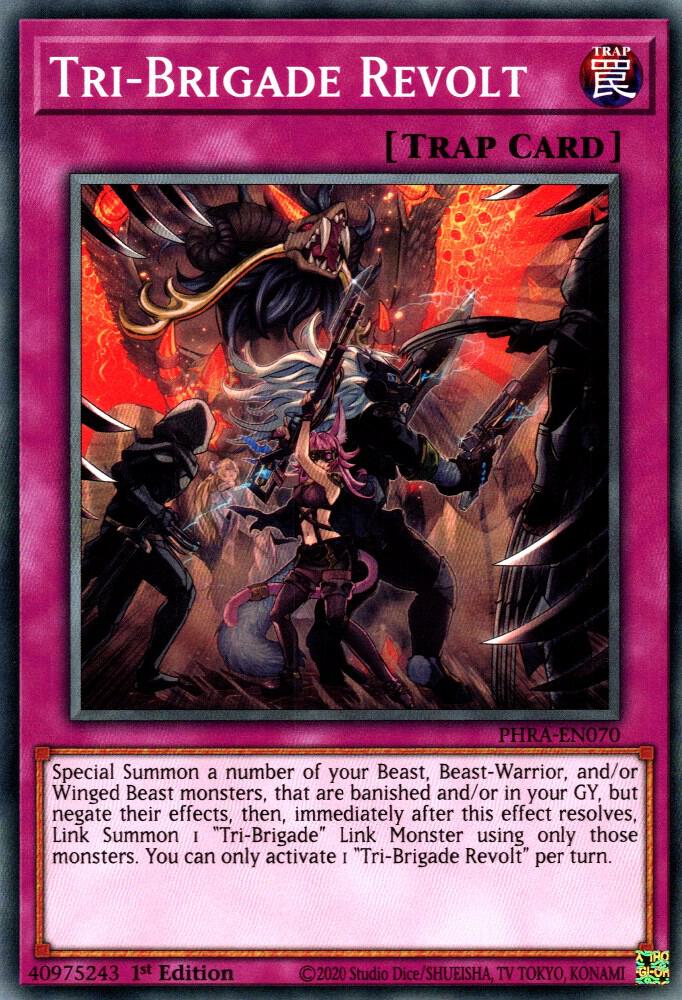 Tri-Brigade Revolt PHRA-EN070 (Phantom Rage)  - 1st Edition