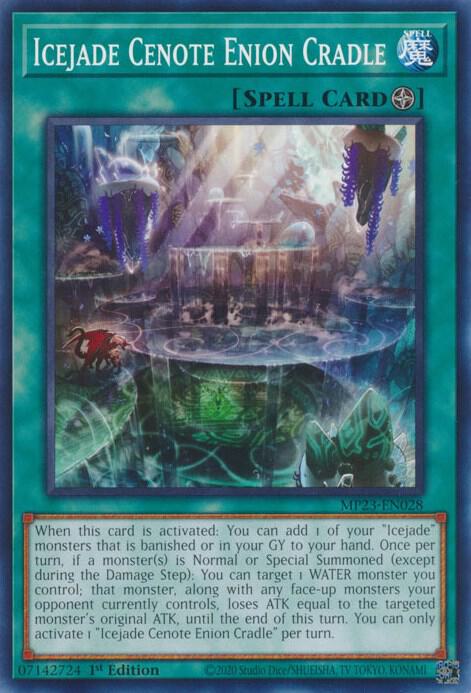 Icejade Cenote Enion Cradle MP23-EN028 (25th Anniversary Tin: Dueling Heroes Mega Pack)  - 1st Edition