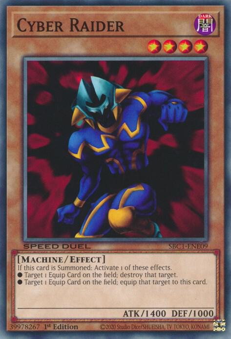 Cyber Raider SBC1-ENE09 (Speed Duel: Streets of Battle City)  - 1st Edition