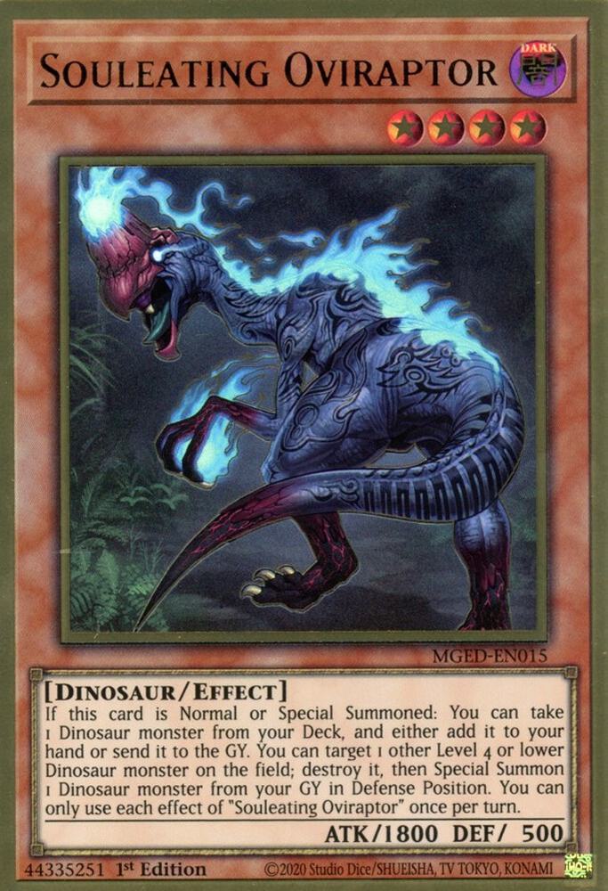 Souleating Oviraptor MGED-EN015 (Maximum Gold: El Dorado)  - 1st Edition
