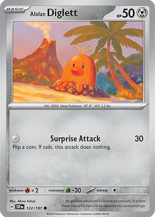 Alolan Diglett 122/191 (SV08: Surging Sparks) 