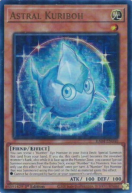 Astral Kuriboh UR RA04-EN040 (Quarter Century Stampede)  - 1st Edition