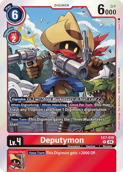 Deputymon EX7-010 R (Digimon LIBERATOR)  - Foil