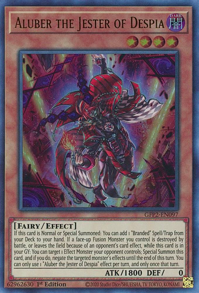 Aluber the Jester of Despia GFP2-EN097 (Ghosts From the Past: The 2nd Haunting)  - 1st Edition