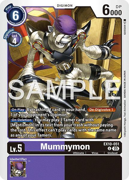 Mummymon EX10-051 U (Sinister Order) 