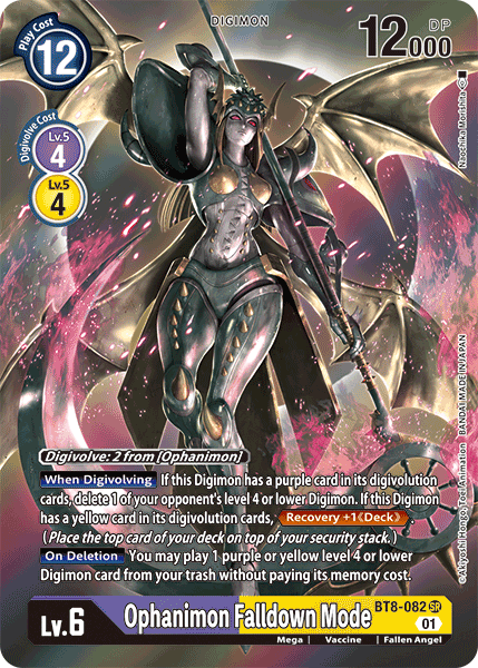 Ophanimon: Falldown Mode [BT8-082] (Alternate Art) [New Awakening]