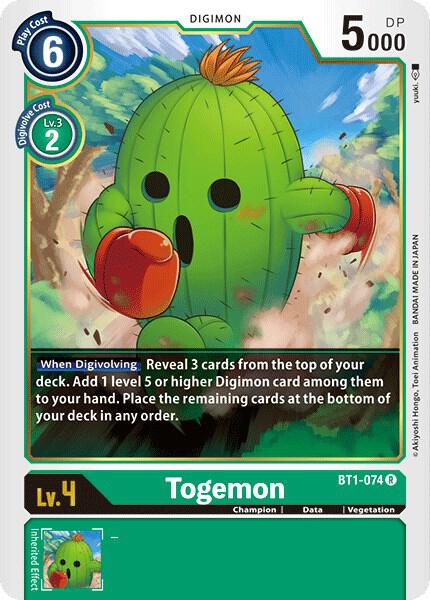 Togemon BT1-074 R (Release Special Booster 1.0) 