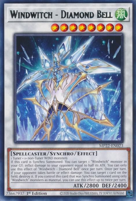 Windwitch Diamond Bell MP22-EN023 (2022 Tin of the Pharaoh's Gods)  - 1st Edition