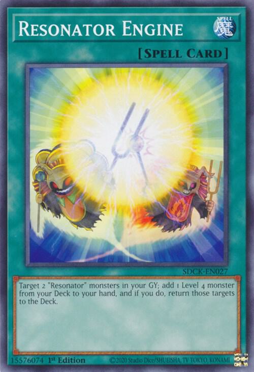 Resonator Engine SDCK-EN027 (Structure Deck: The Crimson King)  - 1st Edition
