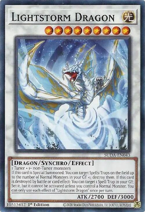 Lightstorm Dragon SUDA-EN043 (Supreme Darkness)  - 1st Edition