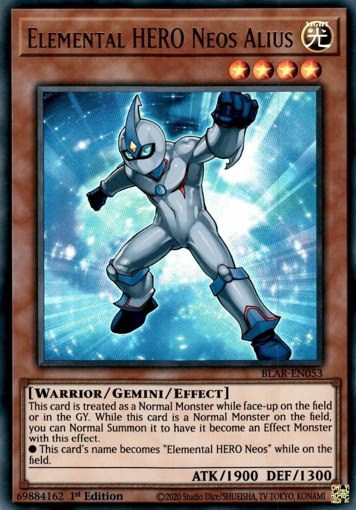 Elemental HERO Neos Alius BLAR-EN053 (Battles of Legend: Armageddon)  - 1st Edition