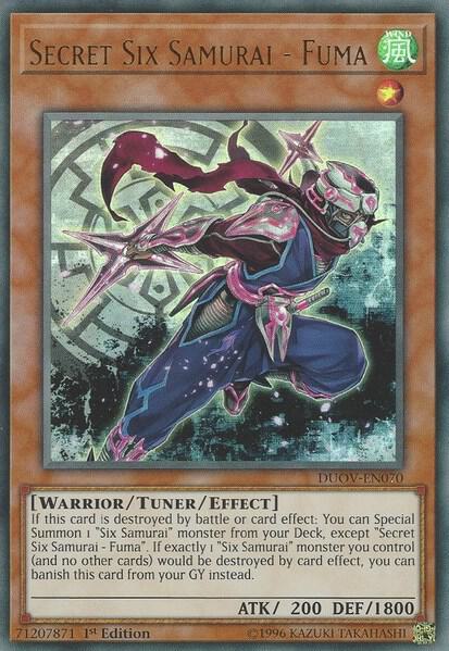 Secret Six Samurai Fuma DUOV-EN070 (Duel Overload)  - 1st Edition
