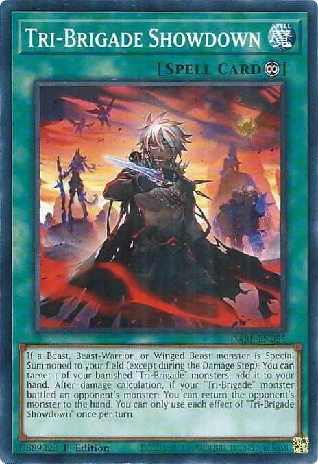 Tri Brigade Showdown DABL-EN055 (Darkwing Blast)  - 1st Edition