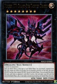 Number 107 Galaxy Eyes Tachyon Dragon MAGO-EN062 (Maximum Gold)  - 1st Edition