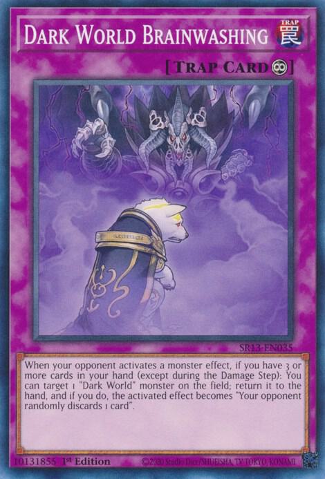 Dark World Brainwashing SR13-EN035 (Structure Deck: Dark World)  - 1st Edition