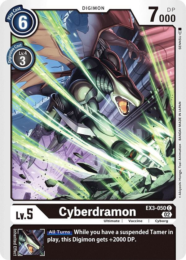 Cyberdramon EX3-050 C (Draconic Roar) 