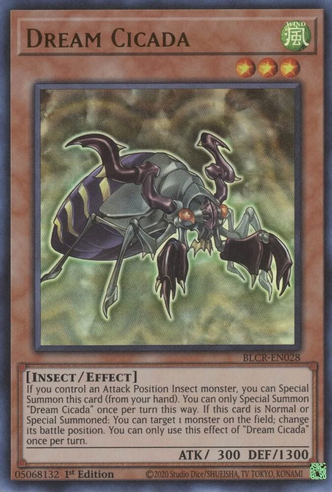 Dream Cicada BLCR-EN028 (Battles of Legend: Crystal Revenge)  - 1st Edition
