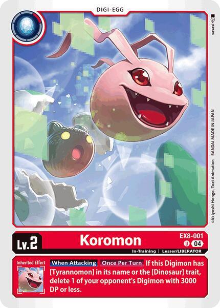 Koromon EX8-001 U (Chain of Liberation) 