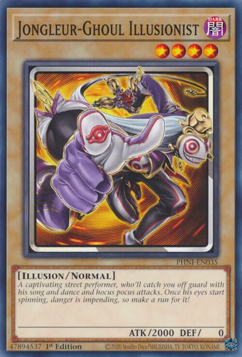 Jongleur-Ghoul Illusionist PHNI-EN035 (Phantom Nightmare)  - 1st Edition