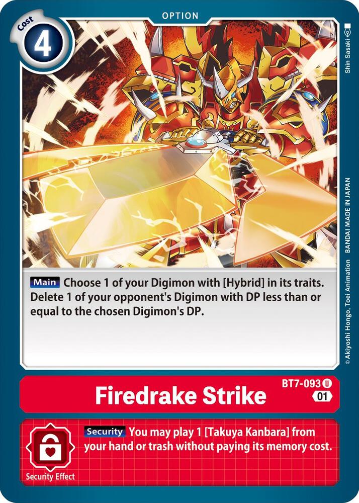 Firedrake Strike BT7-093 U (Next Adventure) 