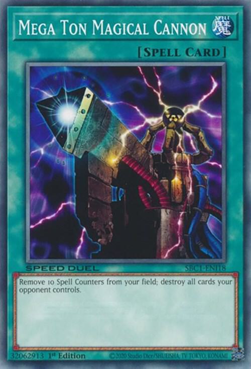 Mega Ton Magical Cannon SBC1-ENI18 (Speed Duel: Streets of Battle City)  - 1st Edition