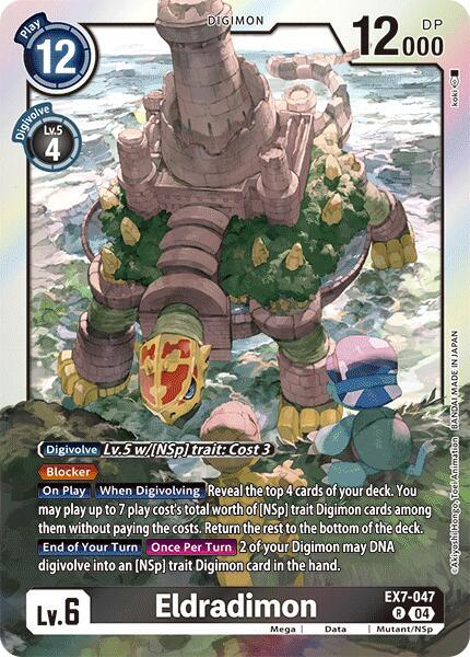 Eldradimon EX7-047 R (Digimon LIBERATOR)  - Foil