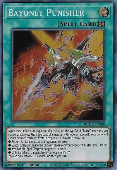 Bayonet Punisher BODE-EN098 (Burst of Destiny)  - 1st Edition