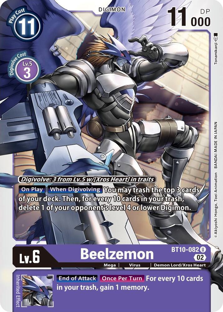 Beelzemon BT10-082 U (Xros Encounter) 