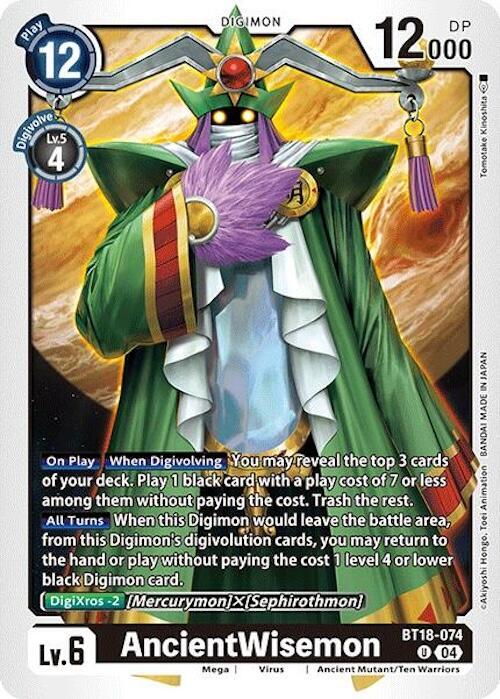 AncientWisemon BT18-074 U (Release Special Booster 2.0) 