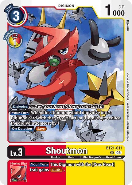 Shoutmon BT21-011 U (World Convergence) 