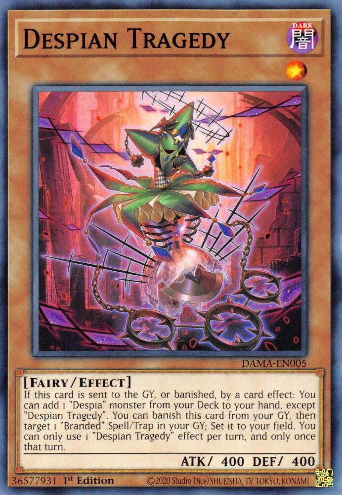 Despian Tragedy DAMA-EN005 (Dawn of Majesty)  - 1st Edition