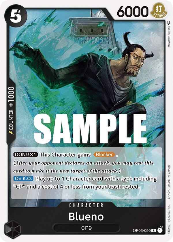 Blueno OP03-090 (Pillars of Strength)  - Foil