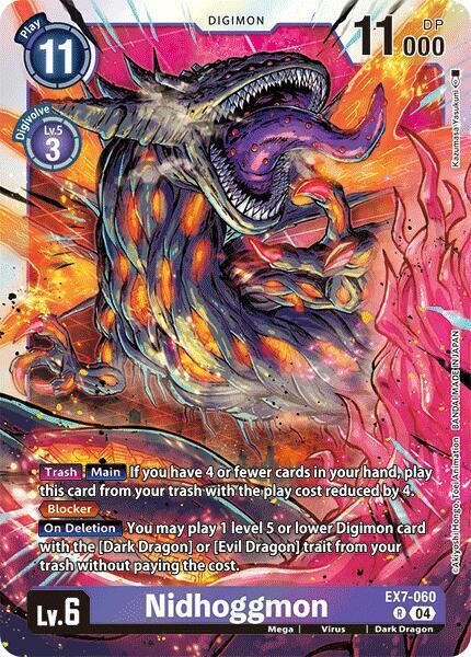 Nidhoggmon EX7-060 R (Digimon LIBERATOR)  - Foil