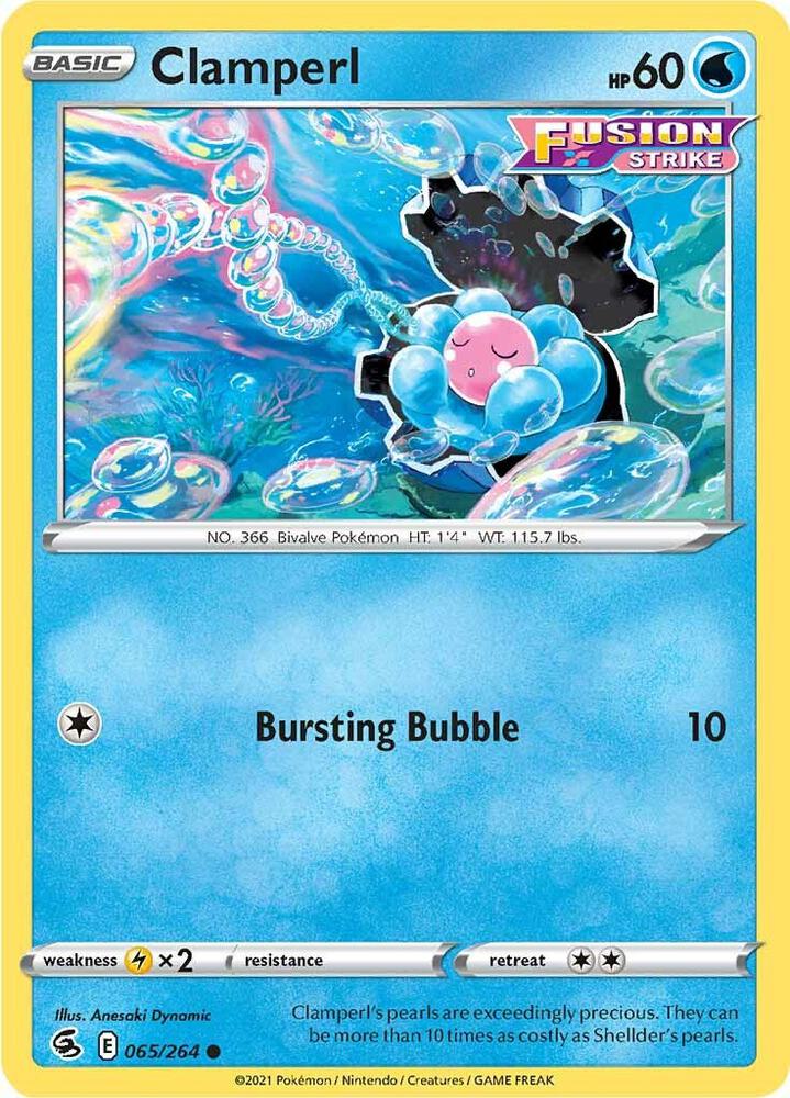 Clamperl 065/264 (SWSH08: Fusion Strike) 